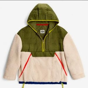 NEW!!UGG  Iggy Sherpa Half Zip Pullover
